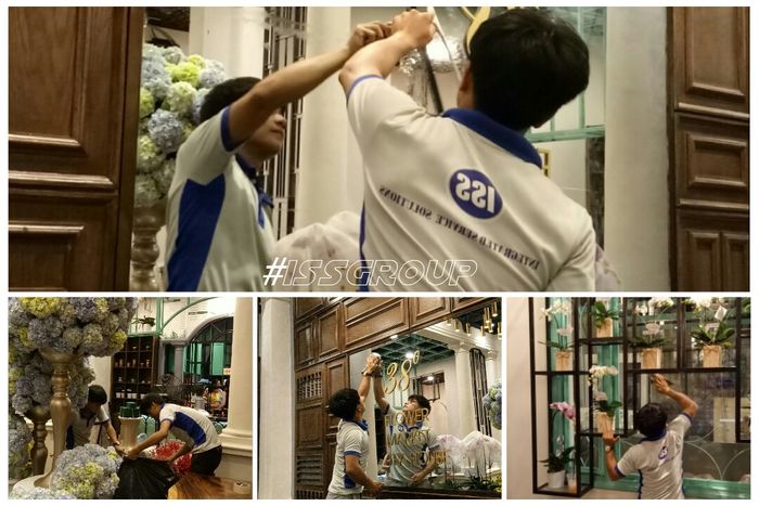 Hình ảnh đội ngũ thi công chuyên nghiệp của ISS Việt Nam