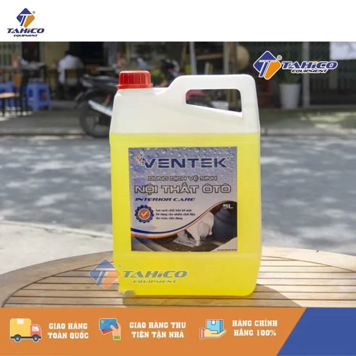 Hình ảnh minh họa dung dịch vệ sinh nội thất cao cấp Ventek