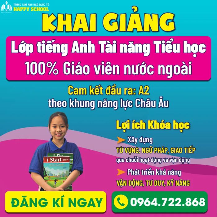 Ảnh minh họa Anh Ngữ Quốc Tế Happy School 1