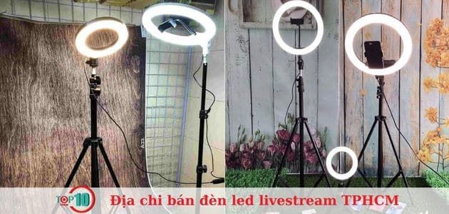 Danh sách 10 cửa hàng cung cấp đèn led livestream giá rẻ tại TP.HCM