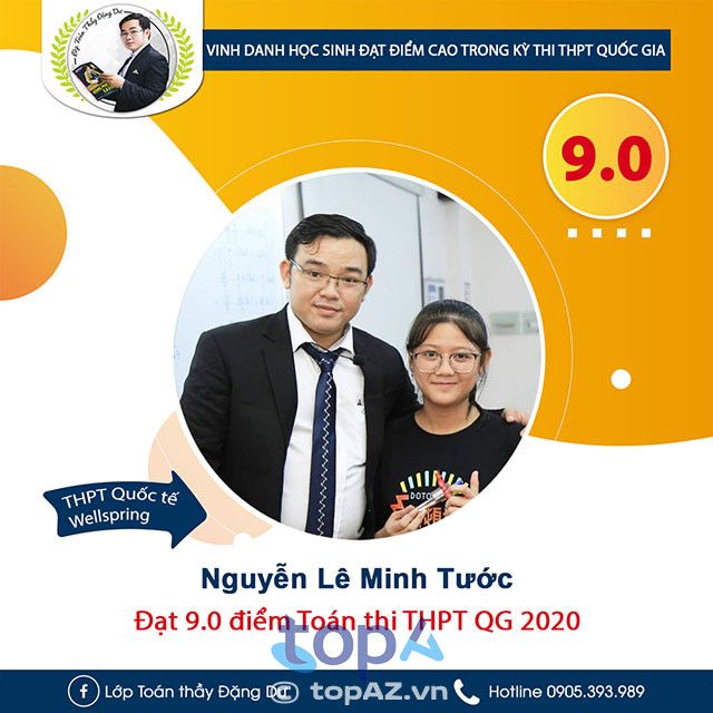 Thầy Đặng Hoàng Dư – Chuyên gia luyện thi Toán tại TPHCM