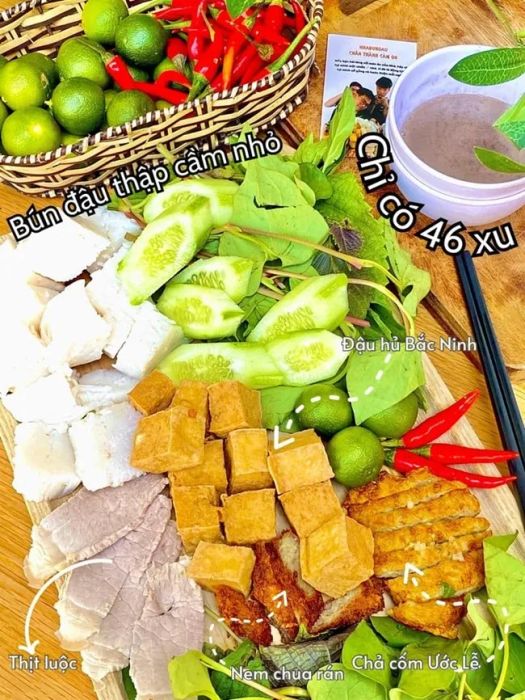 Địa chỉ lý tưởng để thưởng thức bún đậu vừa ngon, vừa bổ, vừa rẻ.