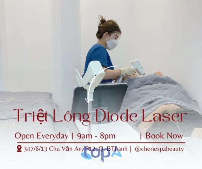 Chérie Beauty & Spa - Địa chỉ triệt lông chuẩn Pháp đẳng cấp tại trái tim Q. Bình Thạnh