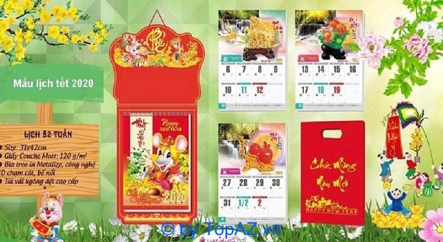 Ngọc Hương - Đối tác in lịch tết tốc độ tại Hà Nội