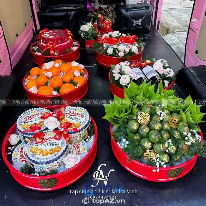 Địa chỉ uy tín cung cấp mâm quả cưới hỏi tại TP. Trà Vinh