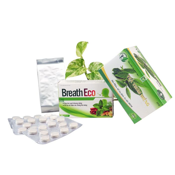 Hình ảnh thực tế viên ngậm thảo dược Breath Eco