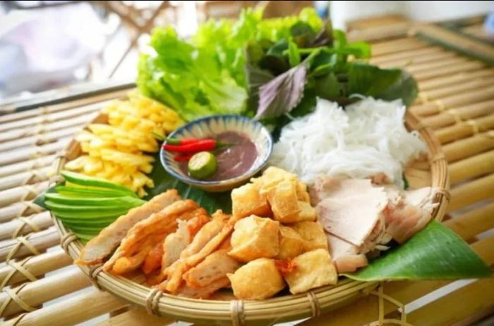 Bún đậu mắm tôm Mẹt Quán