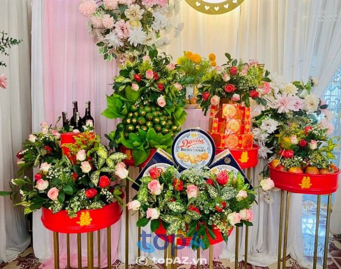 Địa chỉ uy tín làm mâm quả cưới hỏi tại TP. Trà Vinh