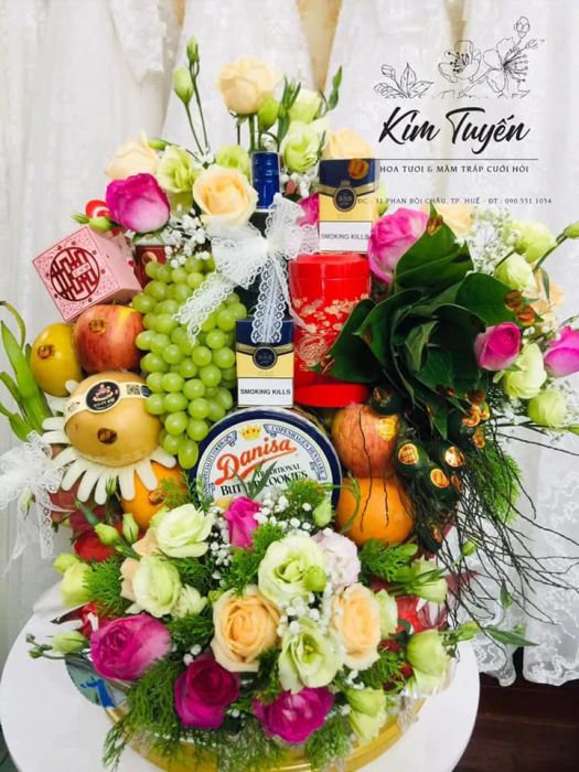 Bộ sưu tập tráp cưới đa dạng tại Kim Tuyến Flower