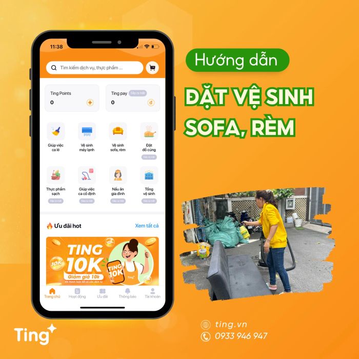 Ting - Giúp việc nhà theo giờ hình ảnh 1
