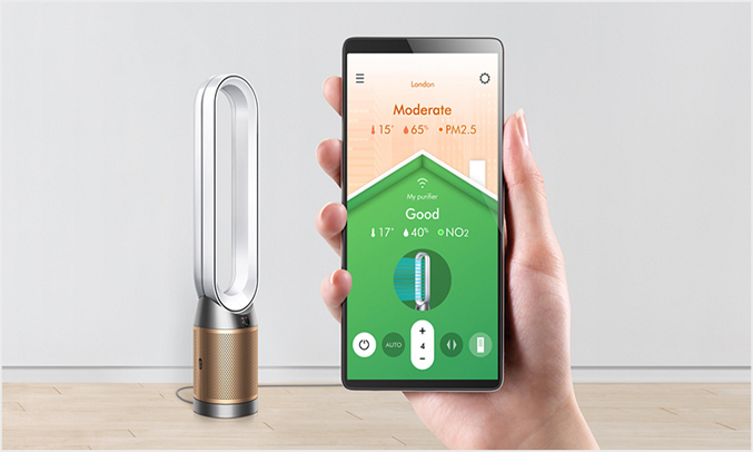 Máy lọc không khí Dyson TP09 - Điều khiển ứng dụng