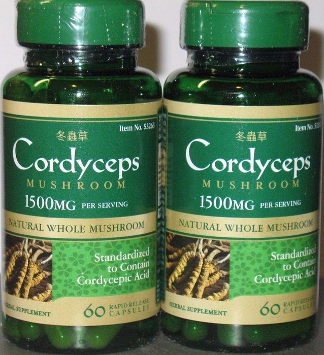 Hình ảnh thực tế Đông Trùng Hạ Thảo Puritan's Pride Cordyceps 1500mg