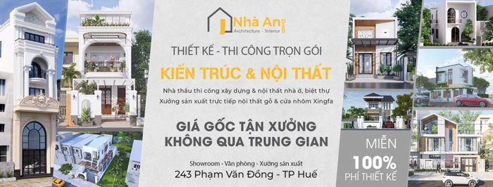 Hình ảnh công trình tiêu biểu của NHÀ AN D&B