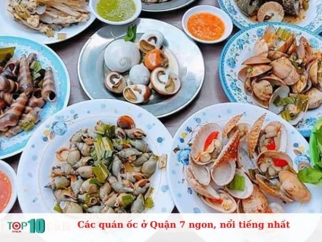 Hành trình khám phá những quán ốc ngon nức tiếng tại Quận 7
