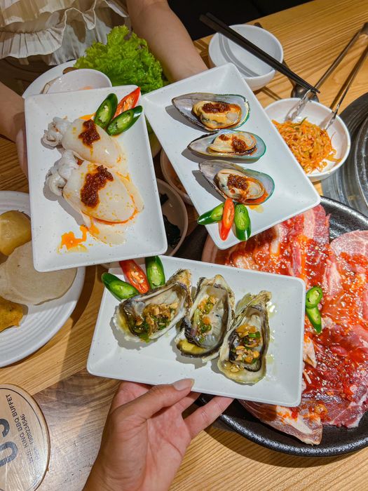 Hải sản tươi sống chuẩn vị Hàn Quốc