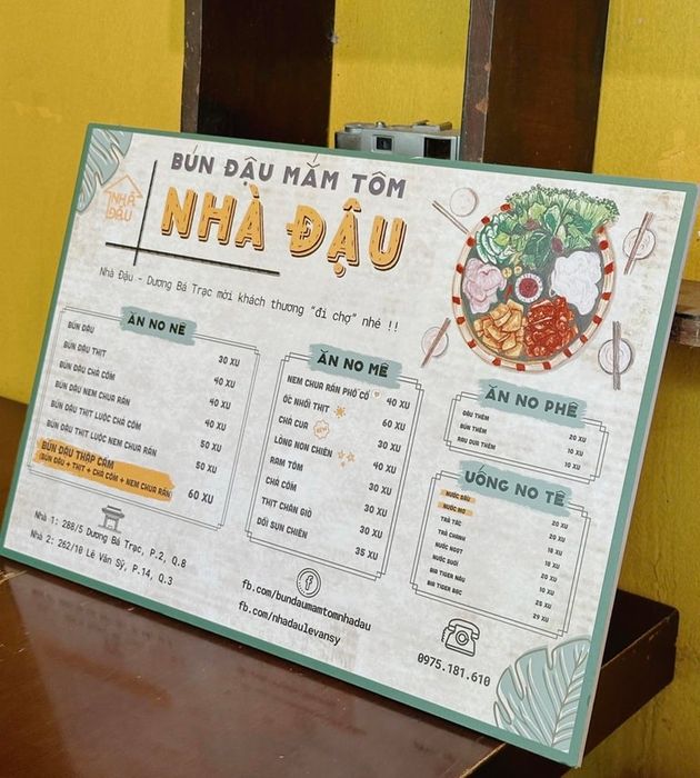 Nhà Đậu – Bún Đậu Mắm Tôm
