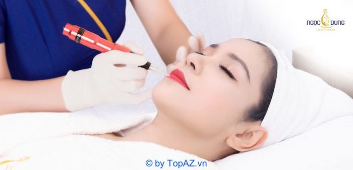 Địa chỉ vàng phun môi chuẩn Hàn tại TP.HCM