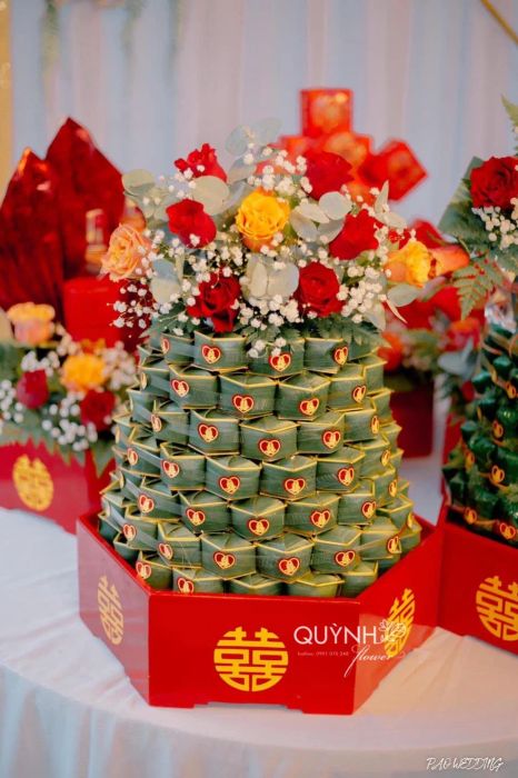 Bộ sưu tập mâm quả cưới đa dạng tại Quỳnh Flower