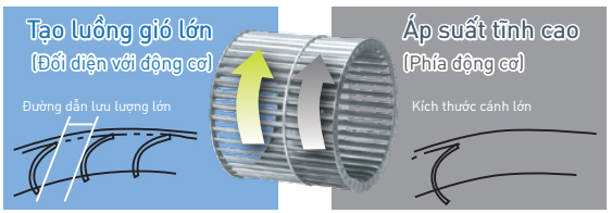 Luồng gió kẹp mạnh mẽ