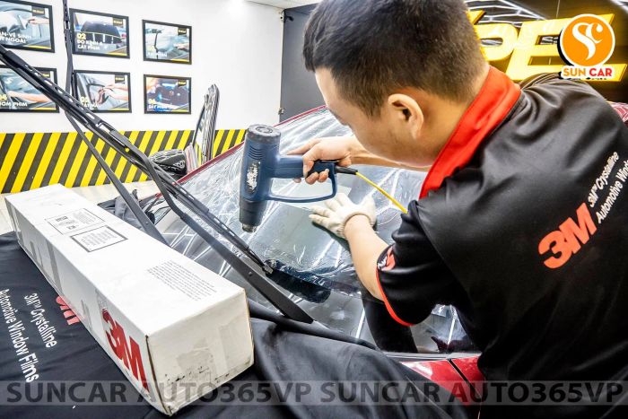Quy trình chăm sóc xe chuyên nghiệp tại Suncar Gara