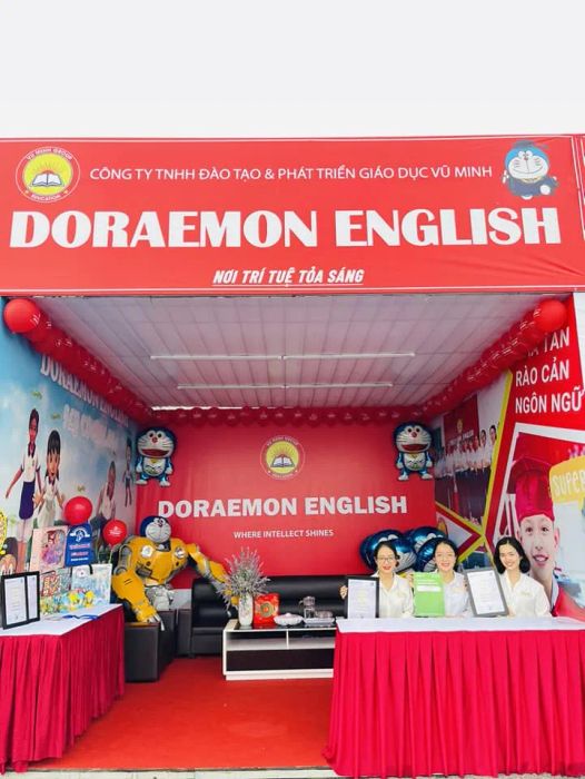 Không gian học tập sinh động tại Trung tâm Anh ngữ Doraemon