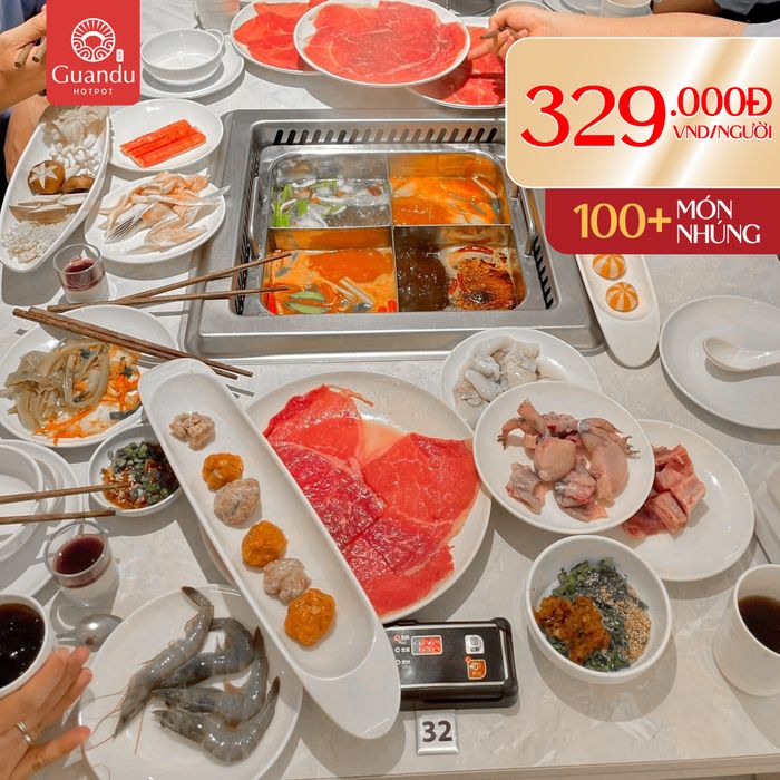 Thực đơn phong phú với 100+ món nhúng hấp dẫn