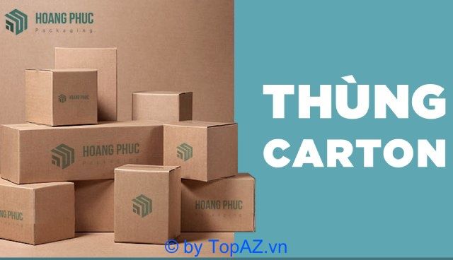 Với quy mô sản xuất lớn và uy tín lâu năm, Công ty Hoàng Phúc là một tên tuổi đáng tin cậy trong ngành bao bì, đặc biệt là trong lĩnh vực thùng carton đóng gói.