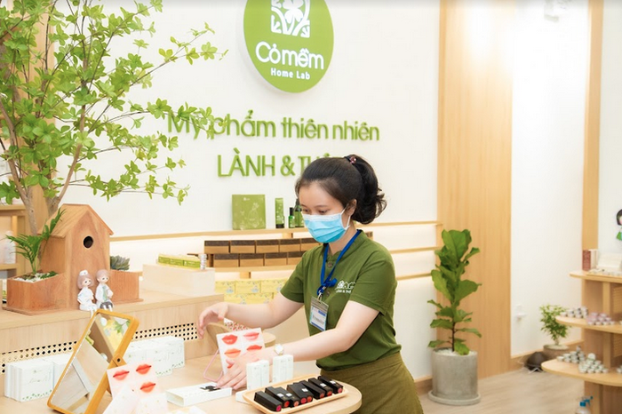 Không gian xanh mát tại Cỏ Mềm HomeLab