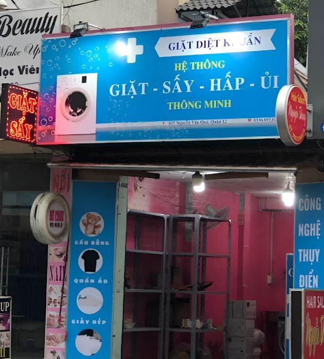 Giặt sấy diệt khuẩn Đông Hưng Thuận Quận 12