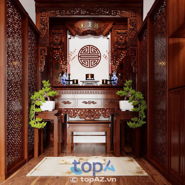 Dịch vụ thiết kế & thi công phòng thờ chuyên nghiệp tại Quảng Ngãi