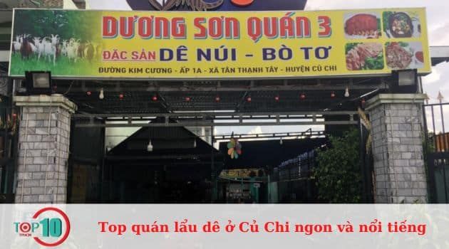 Lẩu Dê Dương Sơn Quán - Tinh hoa ẩm thực dê núi