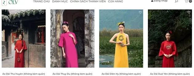 OLV Boutique - Thiên đường áo dài may sẵn sang trọng