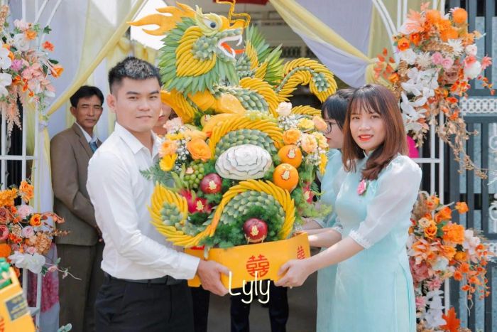 Những mẫu mâm quả độc đáo tại LyLy Flower