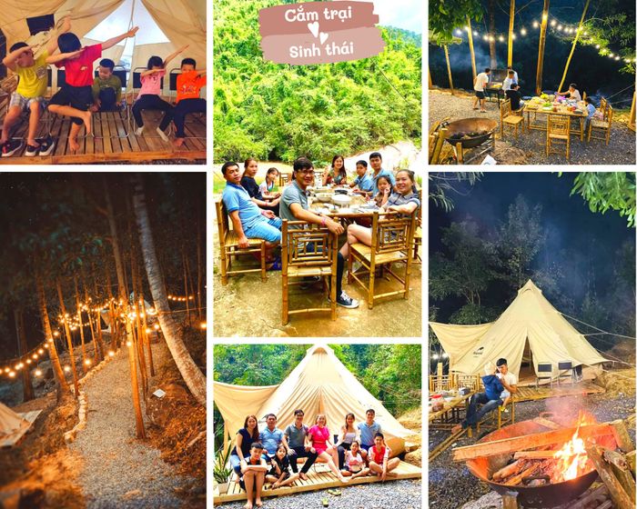 Trải nghiệm cắm trại đáng nhớ giữa rừng già Kong Forest