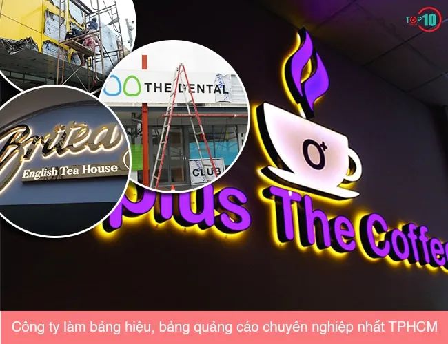 Danh sách 10 công ty chuyên thiết kế bảng hiệu, bảng quảng cáo uy tín và chất lượng bậc nhất TP.HCM