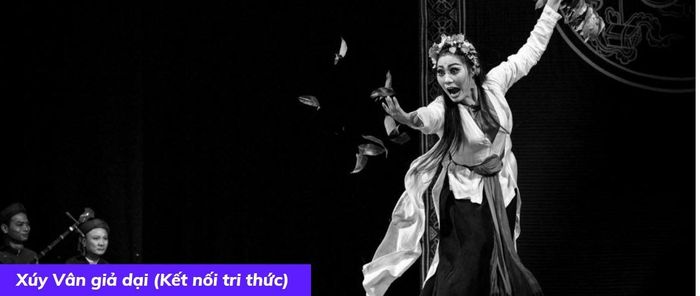 Hình ảnh minh họa cảnh Xúy Vân giả dại (Nguồn: Internet)