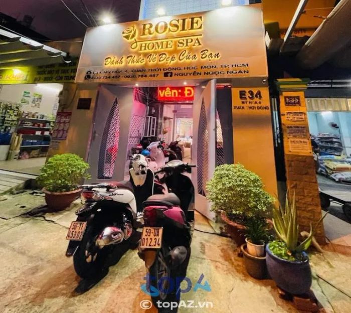 Spa triệt lông Rosie Home Spa tại Hóc Môn – Không gian làm đẹp ấm cúng, hiệu quả