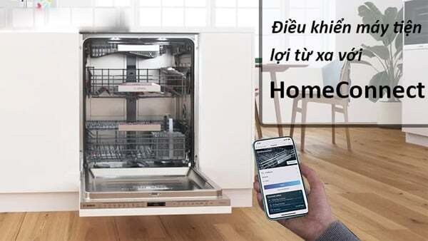 Máy rửa bát âm tủ Bosch SMV4HVX31E hiện đại