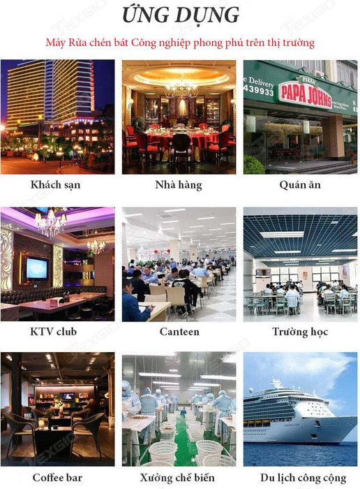 Máy rửa bát công nghiệp 