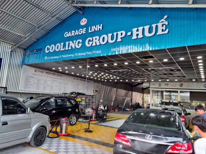 Hình ảnh không gian xưởng dịch vụ tại Garage Linh