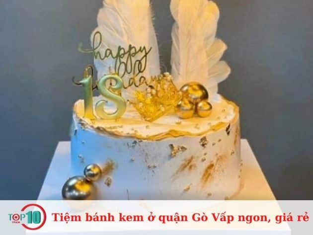 Tiệm bánh kem nổi tiếng ở quận Gò Vấp, chất lượng tuyệt vời với giá cả hợp lý.