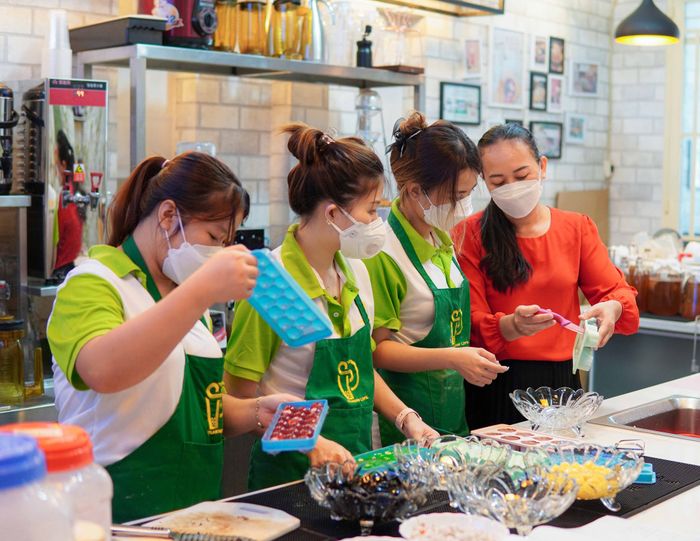 Hình ảnh thực tế lớp học tại Passion Link