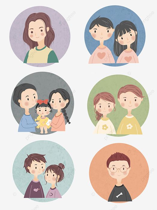 Hình ảnh minh họa số 1: Gia đình 6 thành viên hạnh phúc (Nguồn: Internet)