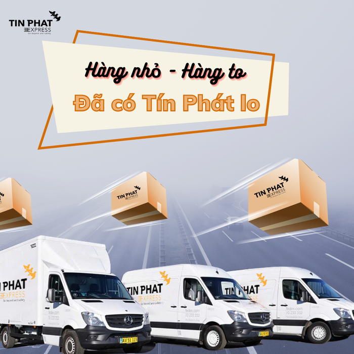 Hình ảnh đội ngũ vận chuyển chuyên nghiệp của Tín Phát Express