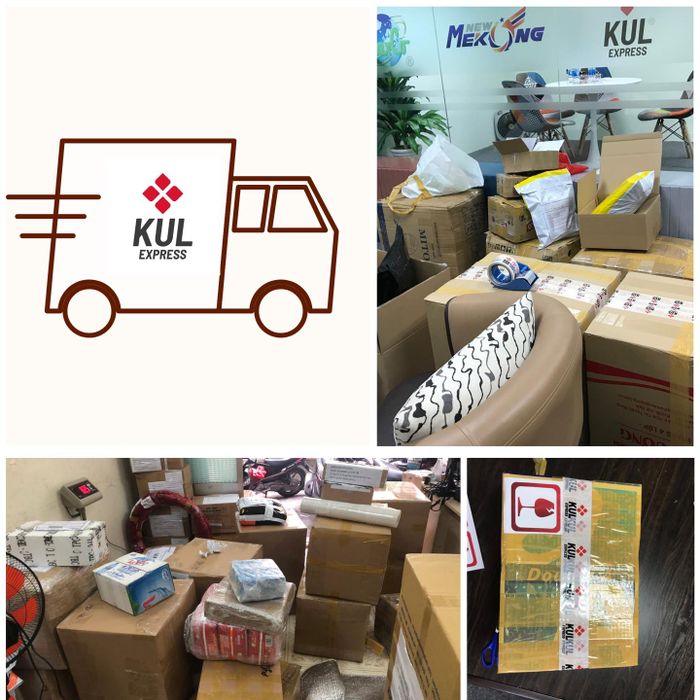 Hình ảnh đội ngũ nhân viên trẻ trung, năng động của KUL Express