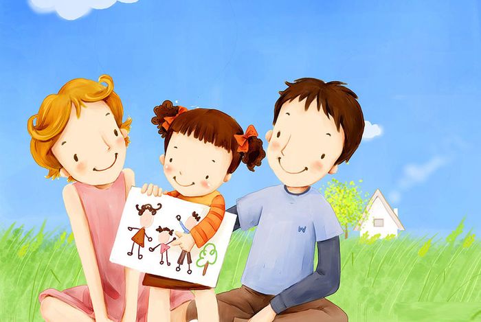 Hình ảnh minh họa số 1: Gia đình hạnh phúc bên nhau (Nguồn: Internet)