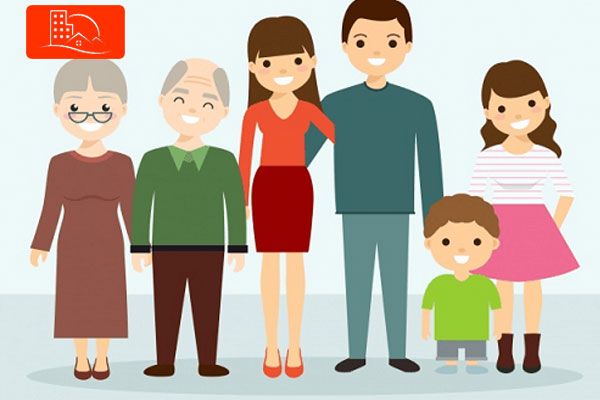 Hình ảnh minh họa số 1: Gia đình truyền thống đầy ấm áp (Nguồn: Internet)