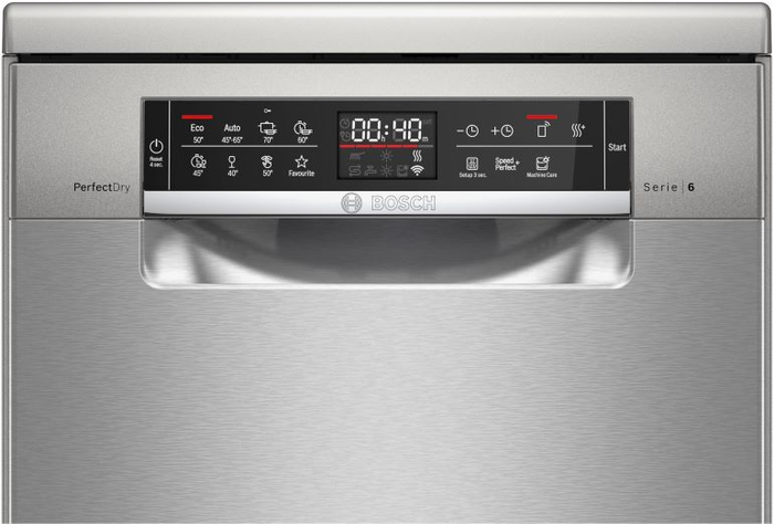 Được trang bị tính năng rửa mạnh và tăng tốc độ rửa
