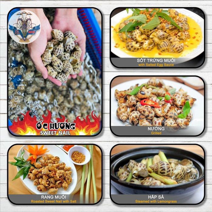 Không gian bày bán đa dạng hải sản tươi sống tại Chợ Hải Sản Bảo Bảo