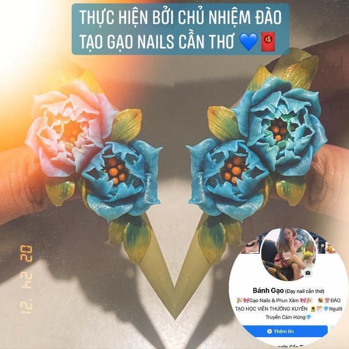 Hình ảnh thực tế lớp học tại Gạo Nails